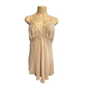 Cinema Etoile Large Babydoll Slip Dress Ivory Lace Lingerie Y2K Fairy Romantic